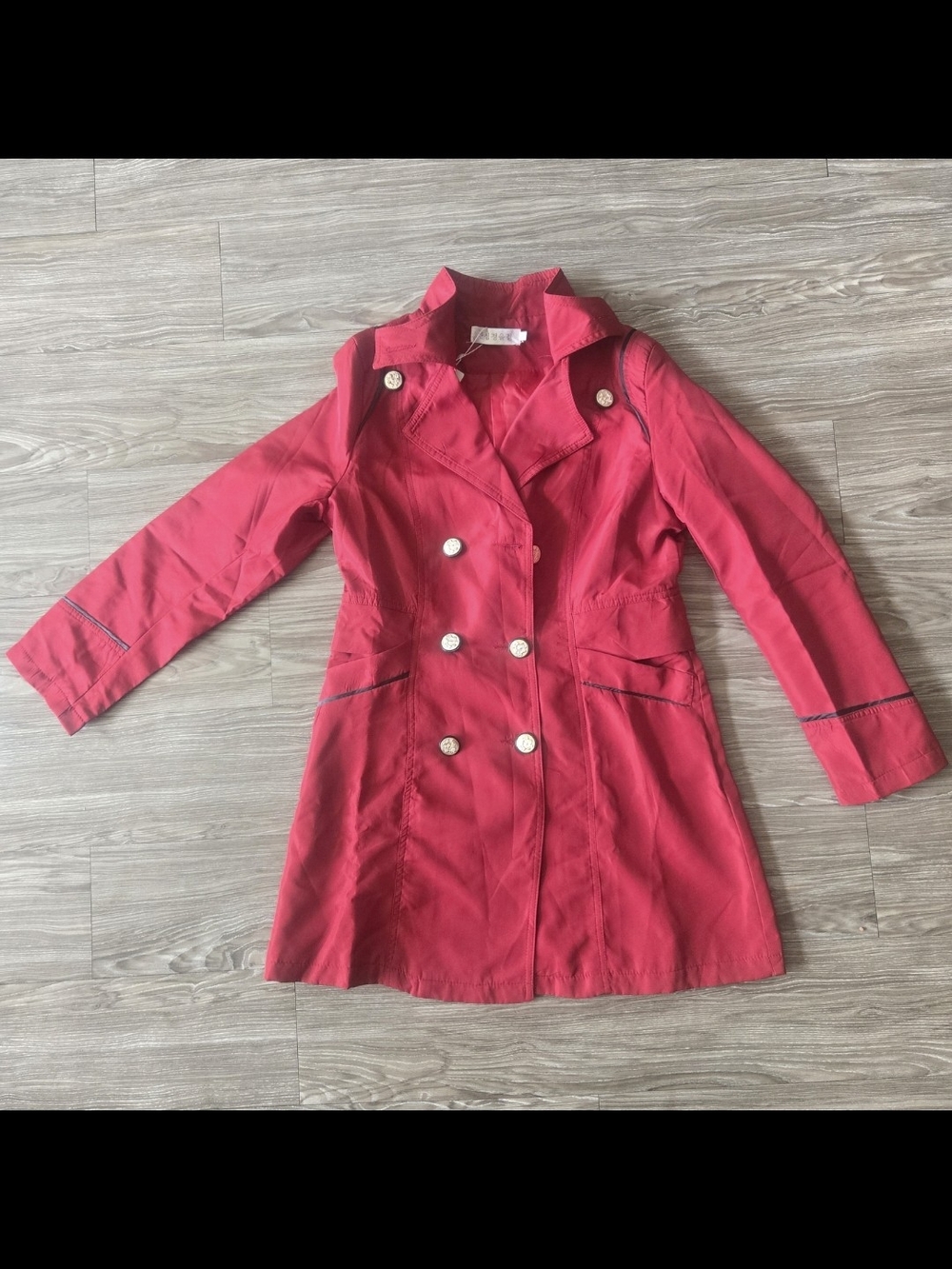 Women’s Red Trench Coat